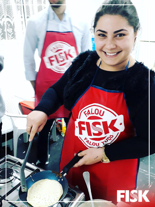 Fisk Joinville/SC - Cooking Class com os alunos do estágio Essentials 2